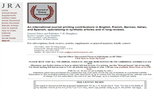 Desktop Screenshot of journalofromanarch.com