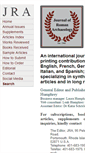 Mobile Screenshot of journalofromanarch.com